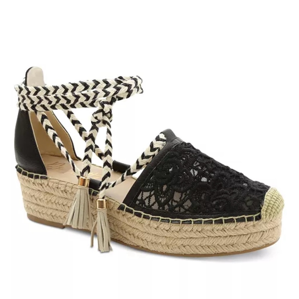 Nanette Lepore “Nanette by Bitsy” flatform espadrille.  Size: 8